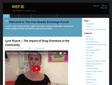 Tablet Screenshot of inef.ie